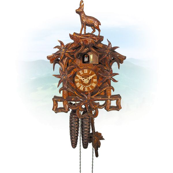 Cuckoo Clock Düsseldorf , August Schwer: Capricorn & Edelweiss