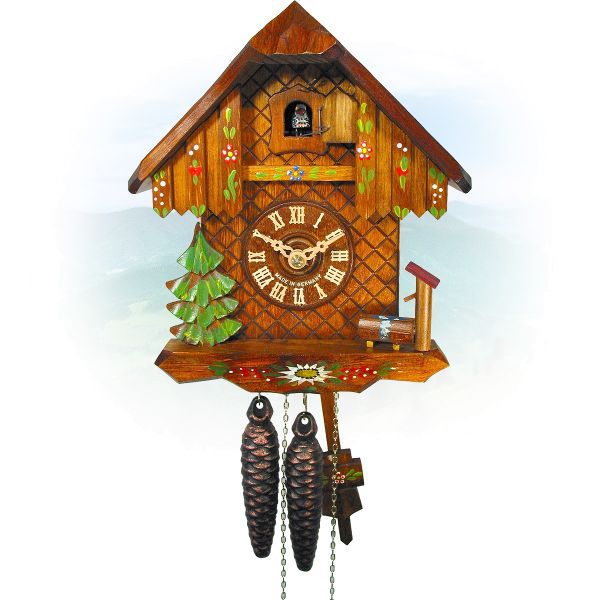 Cuckoo Clock Ottawa, August Schwer: house, trough, tree