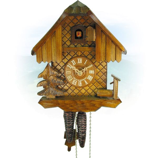 Cuckoo Clock Edmonton, August Schwer: house, trough, tree